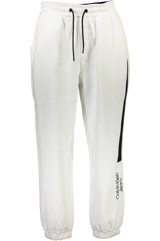 Chic Sporty Trousers with Embroidery Detail