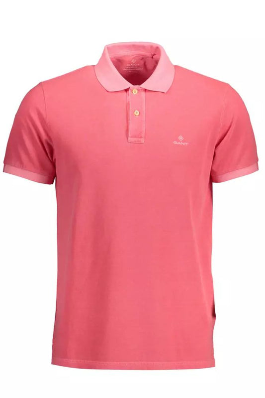 Chic Cotton Polo with Contrasting Details