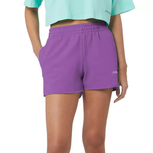 Chic Cotton Shorts with Logo Detail