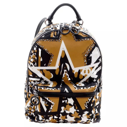 Stellar Nylon Backpack with Leather Accents