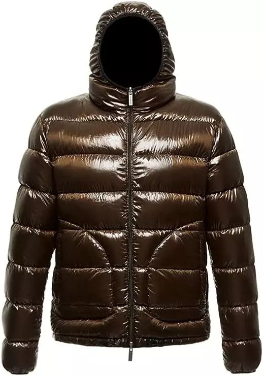 Reversible Hooded Down Jacket in and