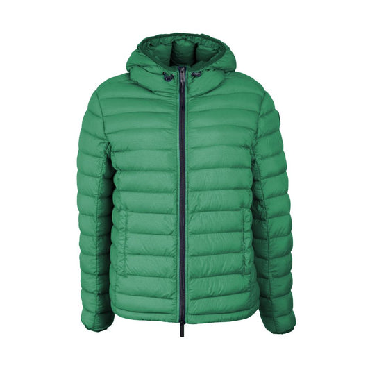 Chic Hooded Down Nylon Jacket in Lush