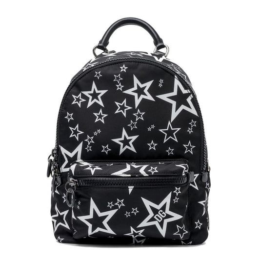 Elegant Nylon-Leather Blend Backpack