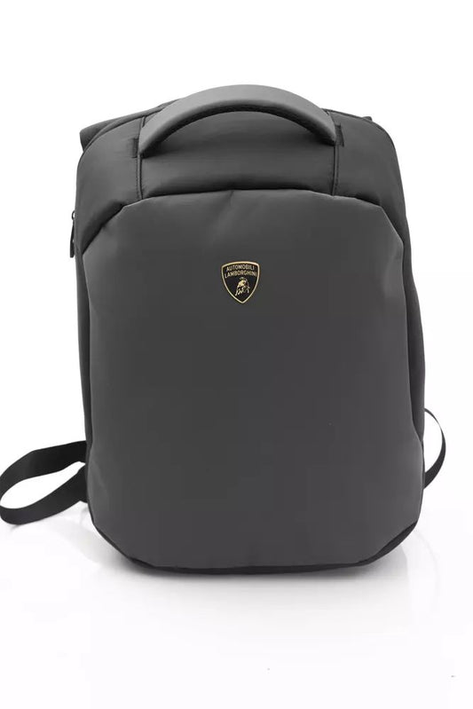 Sleek Nylon Backpack with Logo Detail