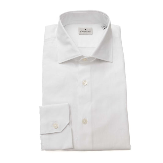 Elegant Cotton French Collar Shirt