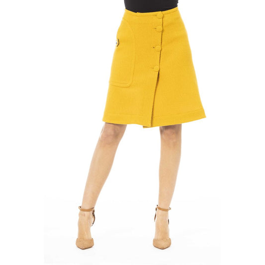 Elegant Wool-Blend Skirt