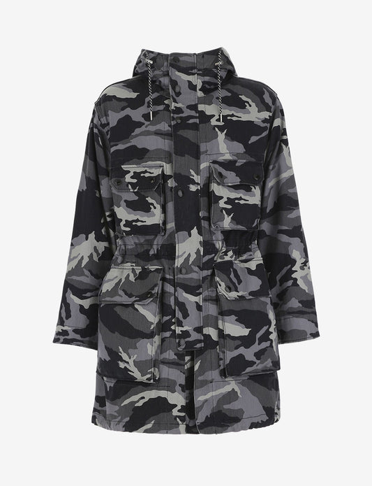 Camouflage Hooded Trench Revolution