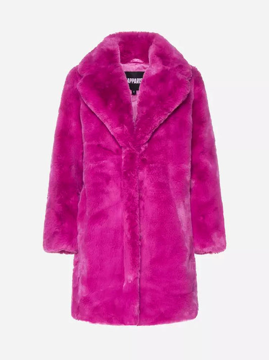 Chic Faux Fur Jacket - Eco-Friendly Winter Essential