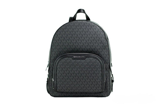 Jaycee Large PVC Leather Zip Pocket Backpack Bag Bookbag