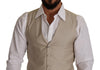 Cotton Silk Formal Dress Vest