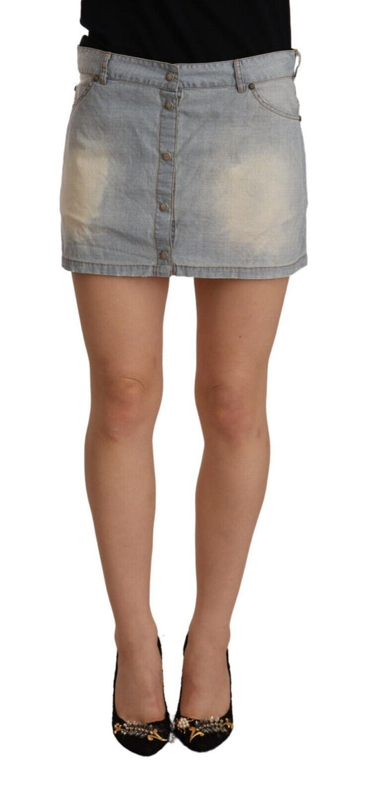 Chic Mini Denim Skirt