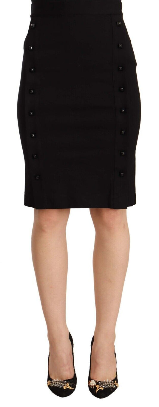 Chic High-Waisted Pencil Skirt in