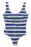 Riviera Chic Striped One Piece Swimsuit