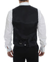 Striped Wool Single Breasted Vest