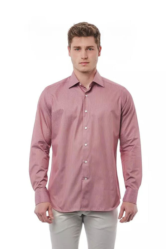 Elegant Cotton Italian Collar Shirt