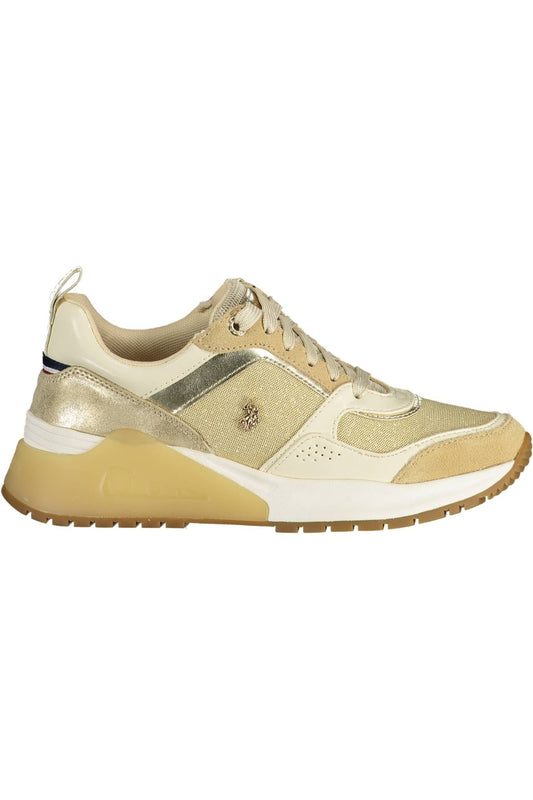 U.S. POLO ASSN. Elegant -Tone Sports Sneakers with Laces
