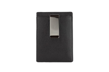 Chase Branded Embossed Logo Leather Money Clip Card Case Wallet